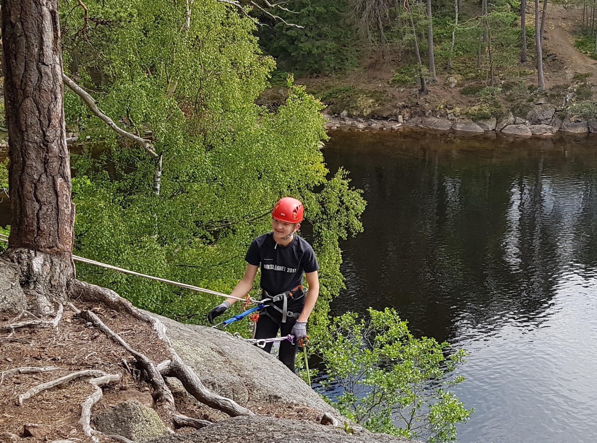 Klättrare vid Ågelsjön
